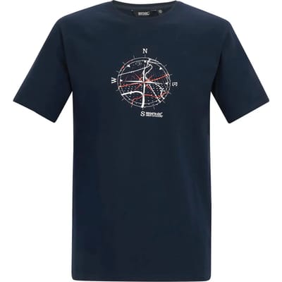 Cline IX T-shirt met korte mouwen en grafische print voor heren