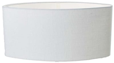 Lampenkap Ovaal Linnen Wit 40cm