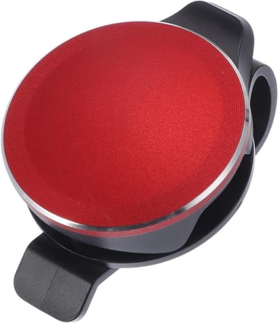 2-Pack Auto Brilklemmen, Universele Krasbestendige Klem voor Zonnebril & Kaarten, Modern Rood en Zilver Design