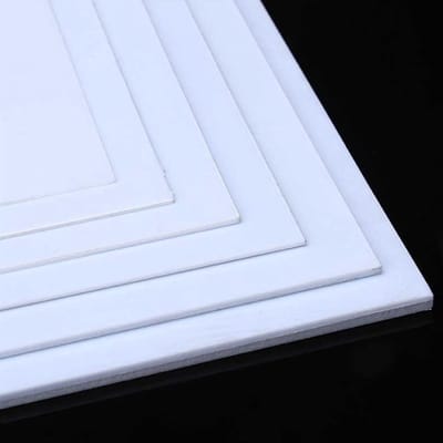 ABS Bord - Kunststof Plaat - Isolatie Toepassingen - Antistatische Eigenschappen - 30mm x 500mm x 500mm - Wit
