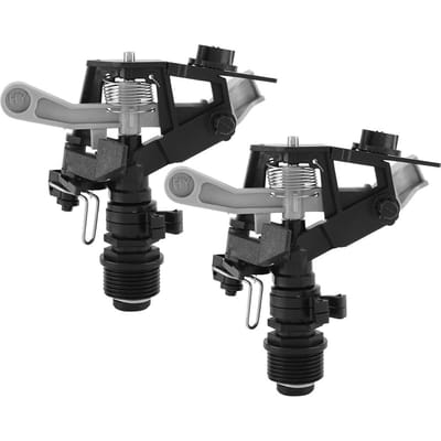 2 stuks Wiparm Tuin Middenafstand Water Sproeier Irrigatie Watergeefgereedschap gray