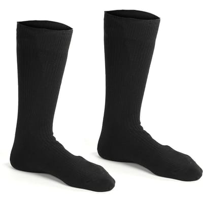 Elektrisch Verwarmde Sokken Batterij Winter Outdoor Skiën Warmte Verdikte Sokken voor Mannen & Vrouwen black