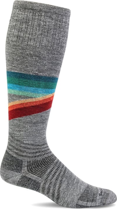 Sockwell - Rainbow Racer UL Heren Skisokken Klasse 1 Grey - Maat 44-47