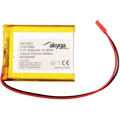 Akyga LP675568 Accupack Batterijgrootte: Speciaal LiPo 3.7 V 3500 mAh