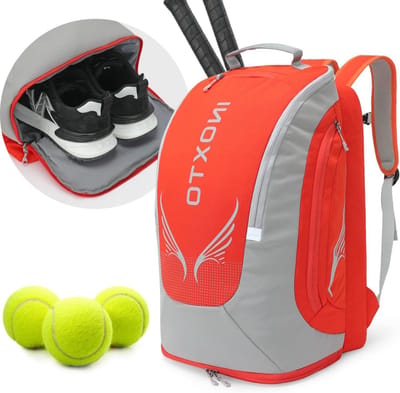 Sportrugzak - Tennis tas - Sport en Reizen - Waterafstotend en Ademend - 40 Liter Capaciteit - Oranje