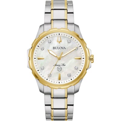Bulova Marine Star 98P227 Horloge - Staal - Multi - Ø 36 mm