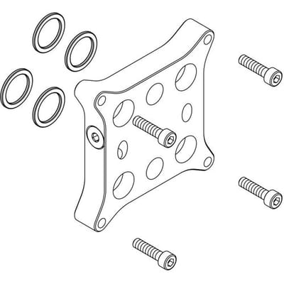 Hansgrohe adapter for interchanged connections 93181000