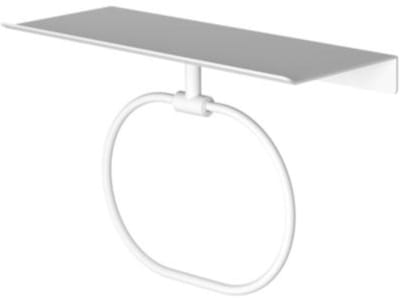 Hotbath &More Shelves - Handdoekring - Voor Planchet - Mat Wit