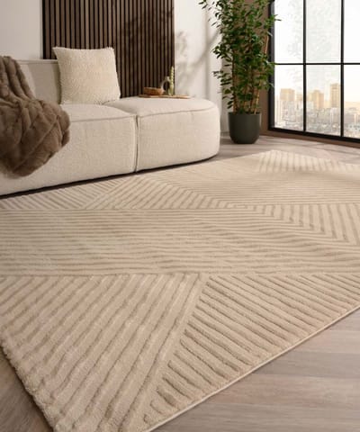 Scandinavische loper - Serene Runa beige 80x250