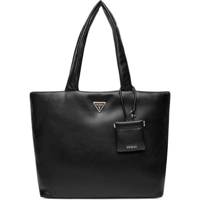 GUESS shopper schoudertas Sunetra Tech Tote Bag Black zwart