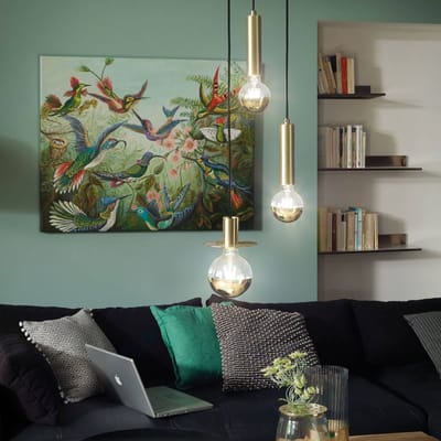 Modern Classic Edition Standaard 230 V LED Globe Kopspiegel E27 G125 600lm 6,5W 2700K dimbaar Kopspiegel goud