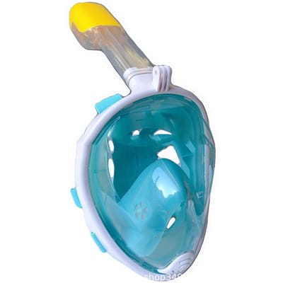 Duikmasker Zwemuitrusting Volledig droge siliconenbrillen Maskers voor GoPro met oordopjes Snorkelset S