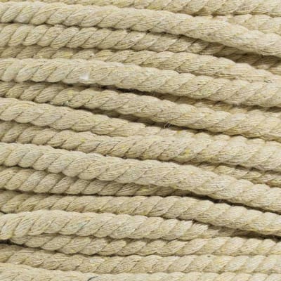 Gedraaid Katoenen Touw Natuurlijk - Diverse Kleuren en Lengtes