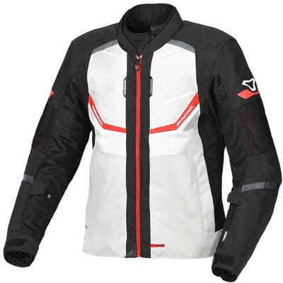 Macna Tondo Textile Summer Jas Grijs Rood - Jas