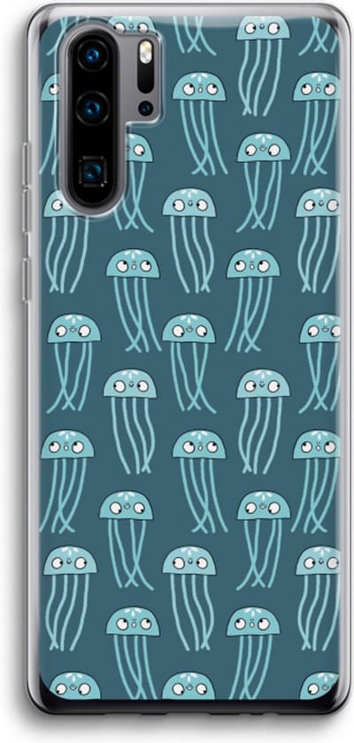 Case Company® - Hoesje geschikt voor Huawei P30 Pro hoesje - Kwallie - Soft Cover Telefoonhoesje - Bescherming aan alle Kanten en Schermrand