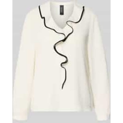regular fit blouse met volants