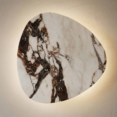 Viokef Rock LED wandlamp, kunststeen, wit