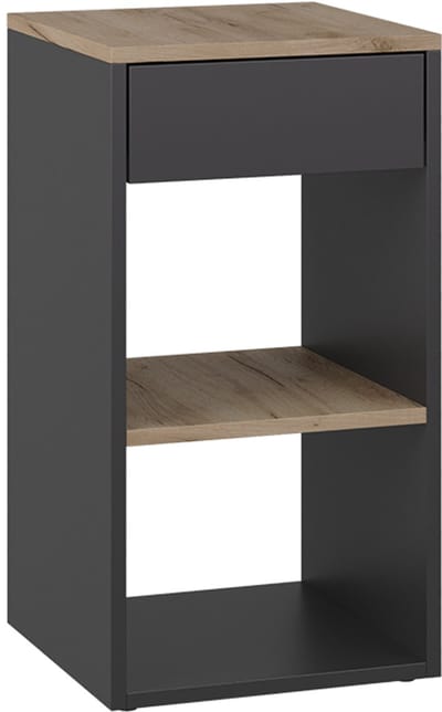 Vicco Dany Nachtkastje – 35 x 65 cm met 1 lade Antraciet