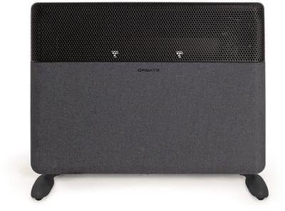 CREATE - Inverter-convector voor wand of vloer met WiFi - Zwart - 1500W - Met poten - WARM TEXTILE INVERTER