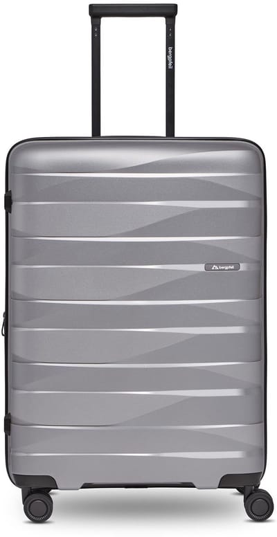 Bergpfeil Travel Trolley Arctic Silver Metallic Grijs 66cm