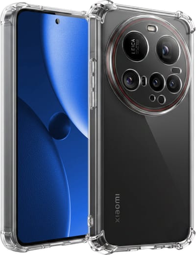 Hoesje - Geschikt voor Xiaomi 15 Ultra - Sterk & Shockproof - Siliconen Shock Case - Hoes Cover - Telefoonhoes - Transparant