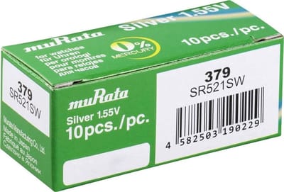 Knoopcel Batterijen - Zilveroxide Batterijen - Apparaten Voeden - Hoge Energie Dichtheid - 10 stuks - Zilver