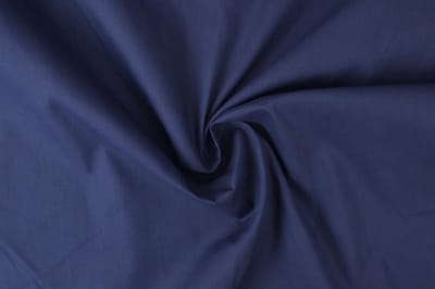 25 meter brandvertragende katoen stof - Marineblauw - 300cm breed