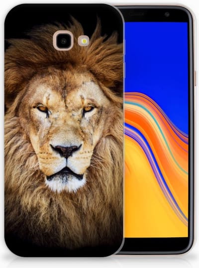 Samsung Galaxy J4 Plus (2018) TPU Hoesje Leeuw