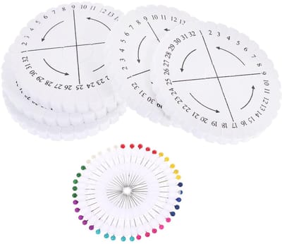 5Pcs Vlechten Schijf Met Pin 10Cm Ronde Kumihimo Disc Kralen Koord Vlechten Plaat Foam Looms Weven Board voor DIY Armband Sieraden Breien Tool