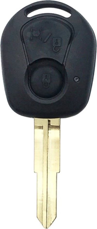 XEOD Autosleutelbehuizing - sleutelbehuizing auto - sleutel - Autosleutel geschikt voor: SsangYong 2 knops