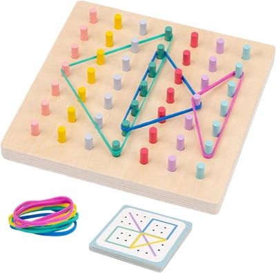 Stapelbord Set - Puzzelspel - Ruimtelijk Inzicht - Felle Kleuren - 157 x 157 cm - Geometrisch