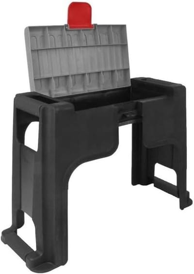 Tuinwerkbankje - Kniekussen - Comfortabel Werken - Opbergvak - 90 kg Belastbaar - Natuurlijk