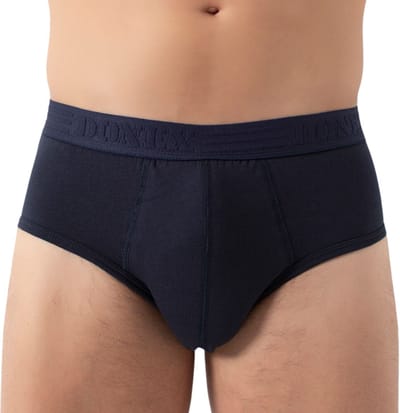 DONEX® Heren Slips – 3 Stuks – Maineblauw – Katoen – Basic Comfort Maat M
