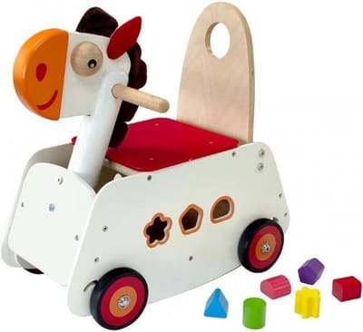 I'm Toy Houten Loopwagen/schommelstoel - Paard