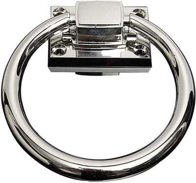 Deurklopper - Trekring Deur - Deur Decoratie - Gedetailleerd Ontwerp - 50 Gram - Glanzend Zilver