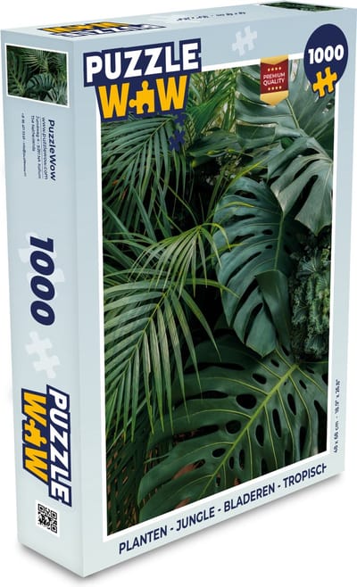 Puzzel Planten - Jungle - Bladeren - Tropisch - Legpuzzel - Puzzel 1000 stukjes volwassenen