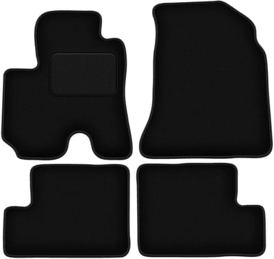 Zwarte veloursmatten voor: Toyota RAV4 II FL 5-deurs (2003-2005)
