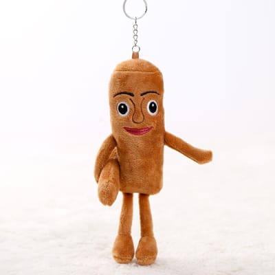 Tralalelo Tralala Porte-clés en Peluche Tungtungtung Al Peluche Remplie Oreiller Doux Jouets Personnalisés brown