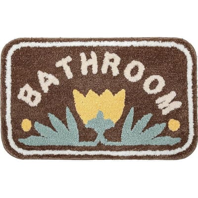 Cartoon Tapijt Badkamer Deur Vocht-absorberend Entree Snel-drogend Slaapkamer Anti-slip Verdikt Kasjmier Tapijt 40 * 60cm