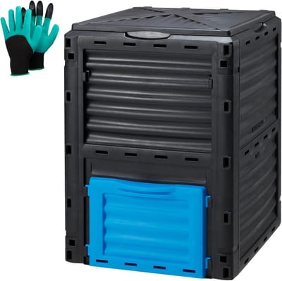 Grote Compostbak 300L – Tuincomposteerder met Veel Ventilatie en Eenvoudige Montage