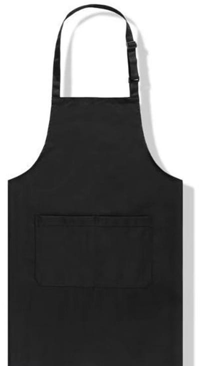 BBQ Schort met Grote Zakken - Unisex Verstelbaar Schort - Geschikt voor Chefs - BBQ & Bakken - Zwart