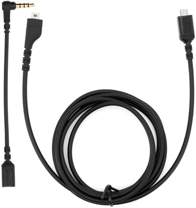 Vervangende Audiokabel van 1.5M voor Gaming Headsets met 3.5mm Adapter - Geschikt voor Arctis 3, 5 en 7, Hoogwaardige Geluidskwaliteit en Duurzaam Ontwerp