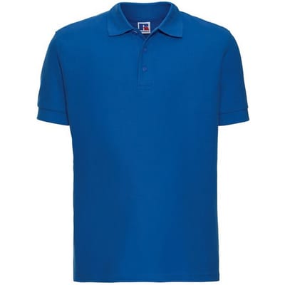 Russell Heren Ultimate Klassiek Katoenen Poloshirt (Azuurblauw)
