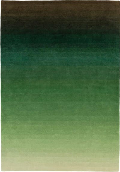 Easy Living - Ombre-Runner-Green Vloerkleed - 200x290  - Rechthoek - Laagpolig Tapijt - Modern - Grijs, Groen
