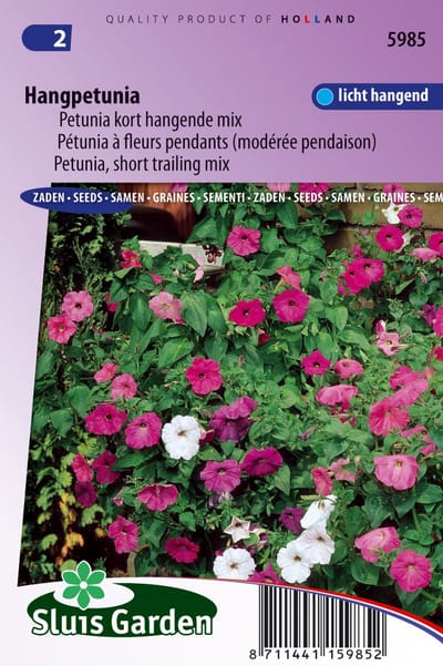 Sluis Garden - Petunia, kort hangende mix