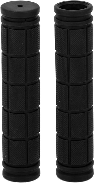 Fiets Handvat Covers - Stuur Handvatten - Comfortabel Fietsen - Antislip Rubber - 120mm Lengte - Zwart