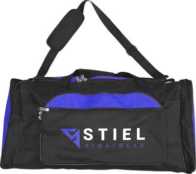 Stiel Sporttas - Large - Zwart met Blauw - 70 x 38 x 28cm