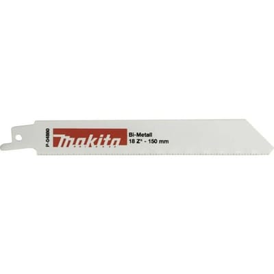 Makita saber saw blade - for metal aluminium stainless steel wood with nails steel pipes cast iron profiles mild steel alloys - 5 pieces