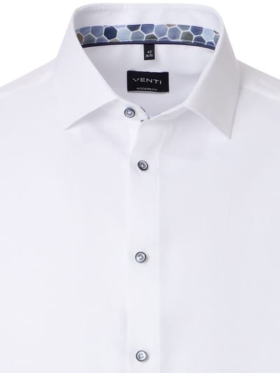 Venti Overhemd Kent Kraag Met Motief Modern Fit - 3XL