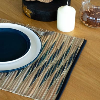 Ancient Wisdom - Decoratieve schaal - Seagrass onderzetters multicolor - tafelaccessoire - natuurlijke decoratie - interieur - boho chic - duurzame materialen
